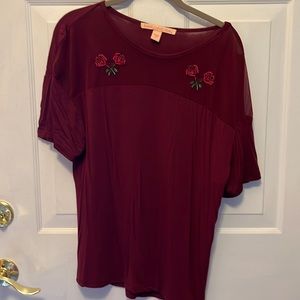 Rebellious One Maroon Top